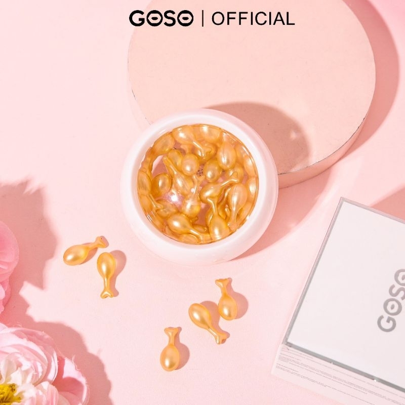 [BARU BPOM][100% ORIGINAL&amp;READY] Fullerene Placenta Pearl Serum Capsule By GOSO Serum anti wrinkle anti aging