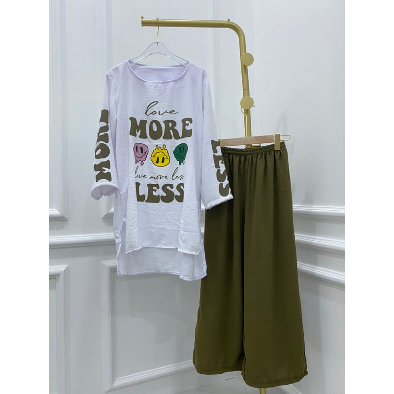 SET CRINKLE SETCEL AMORE LOVE WARNA CANTIK JUMBO XXL CANTIK MURAH GROSIR MODELLANO