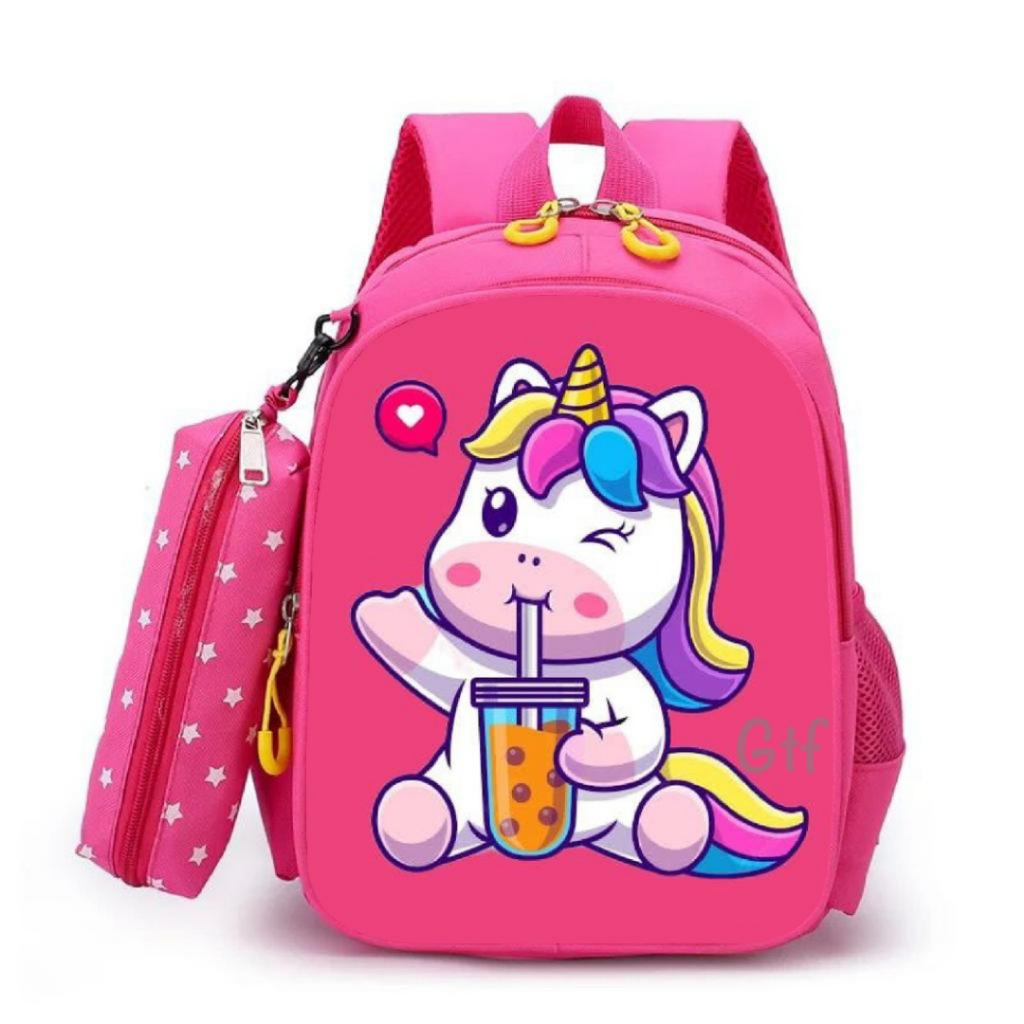 Gtf - Terbaru Tas Ransel Anak Lagi Hits Tas Ransel Sekolah Anak Perempuan Motif Unicorn Populer 2023 / Tas Anak Serba Guna Lucu Cocok Untuk Anak Perempuan Kekinian Best Seller Stylish