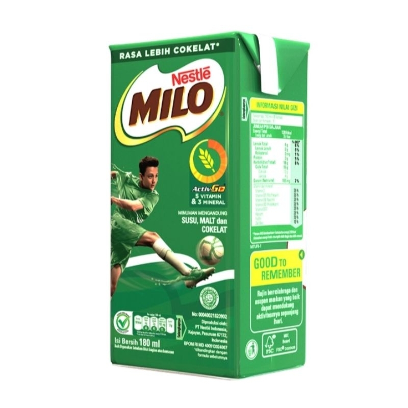 

° Milo Uht Activ Go 180 ml