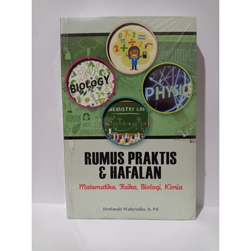 Buku Rumus Praktis & Hafalan Matematika, Fisika, Biologi, Kimia