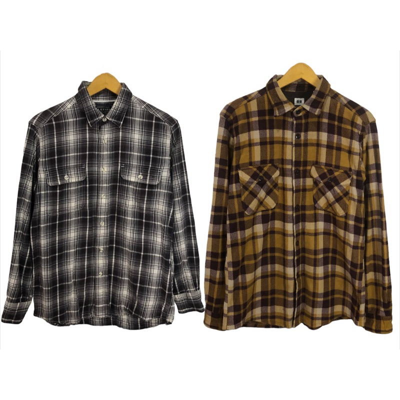 Flanel second uniqlo veterano