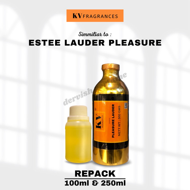 BIBIT PARFUM MURNI KV FRAGRANCES LAUDER PLEASURE REPACK 100ml