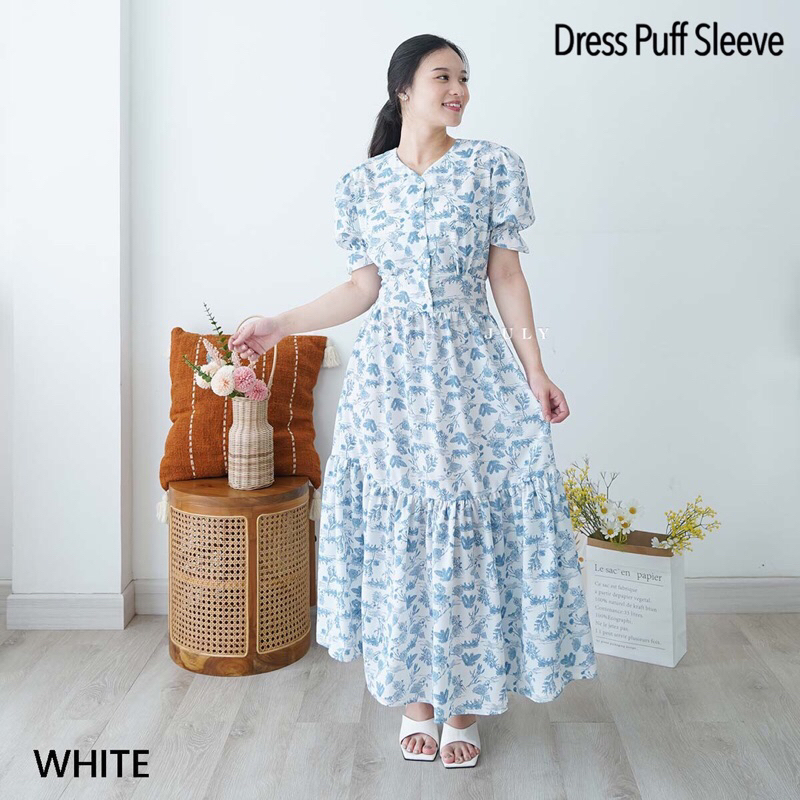 Dress Puff Sleeve Vika