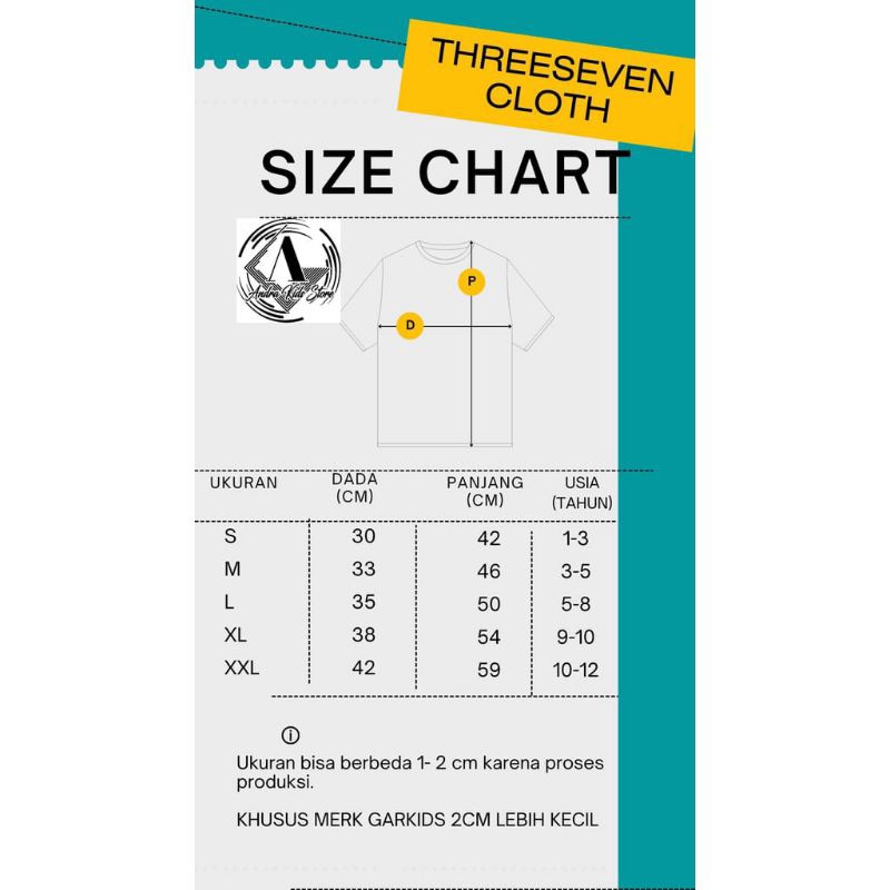 Kaos distro anak cewek cowok usia 1-10 tahun karakter tedy