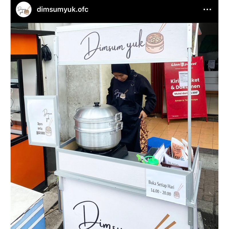 

jual rugi paket usaha booth dimsum