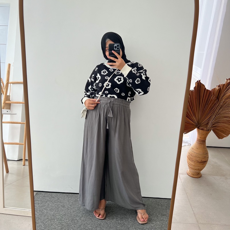 Crinkle kulot maxy