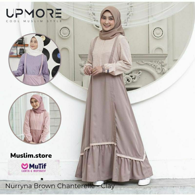 GAMIS NURRYNA BY UPMORE MUTIF TERBARU