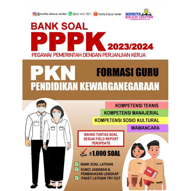 Jual BUKU PPPK FORMASI GURU PKN 2023/2024 | Shopee Indonesia