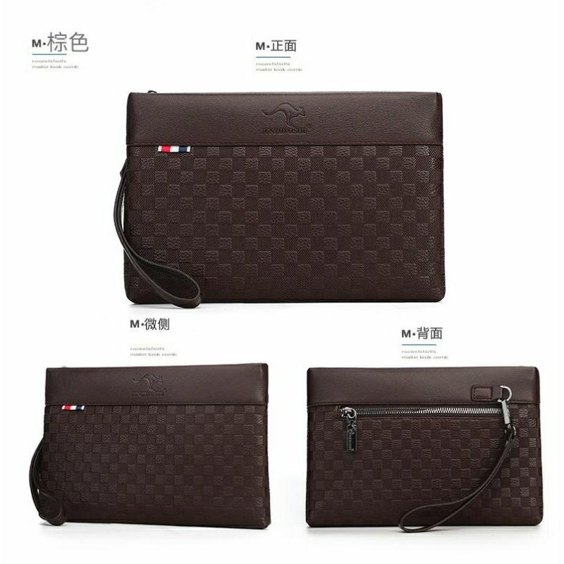 [Lms] Tas Dompet Clutch Simpel Elegan Pria Wanita Import