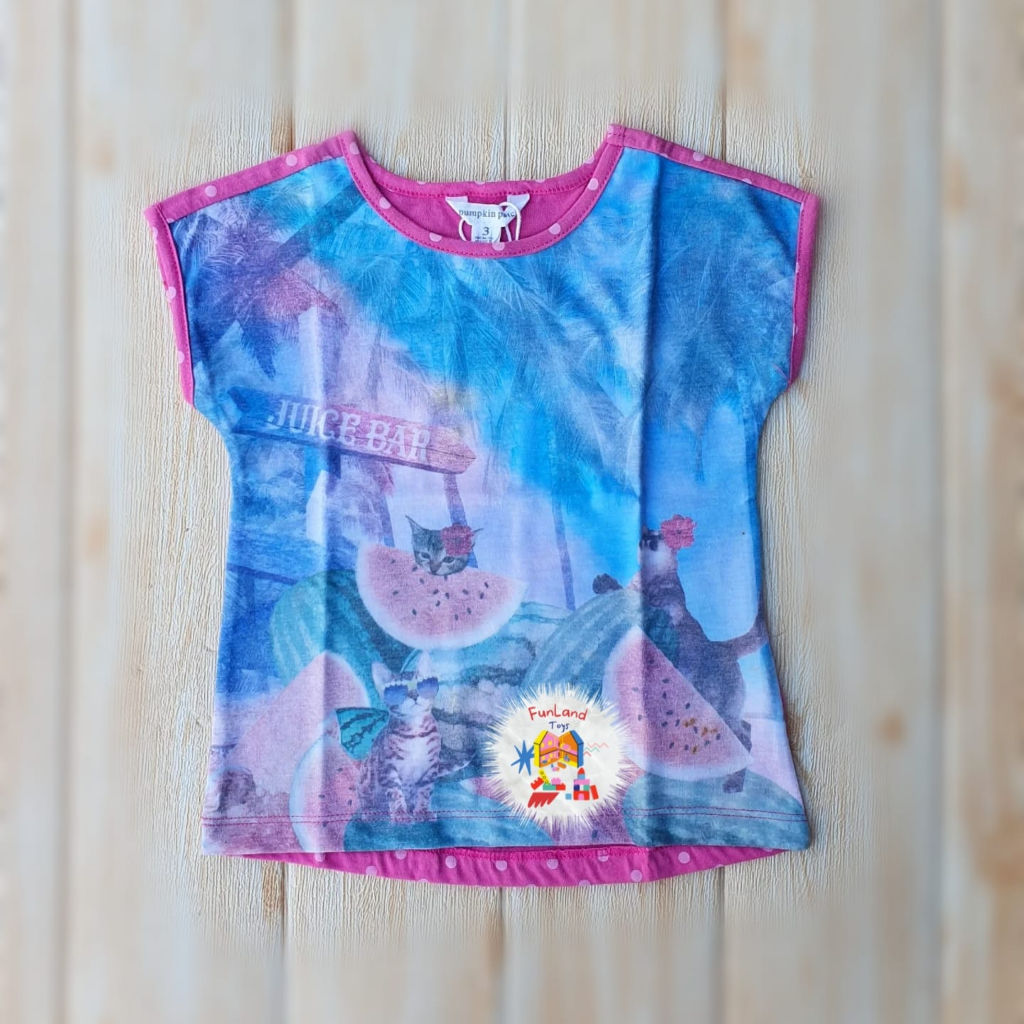 Pumpkin Patch Juice Bar T Shirt Size 3T