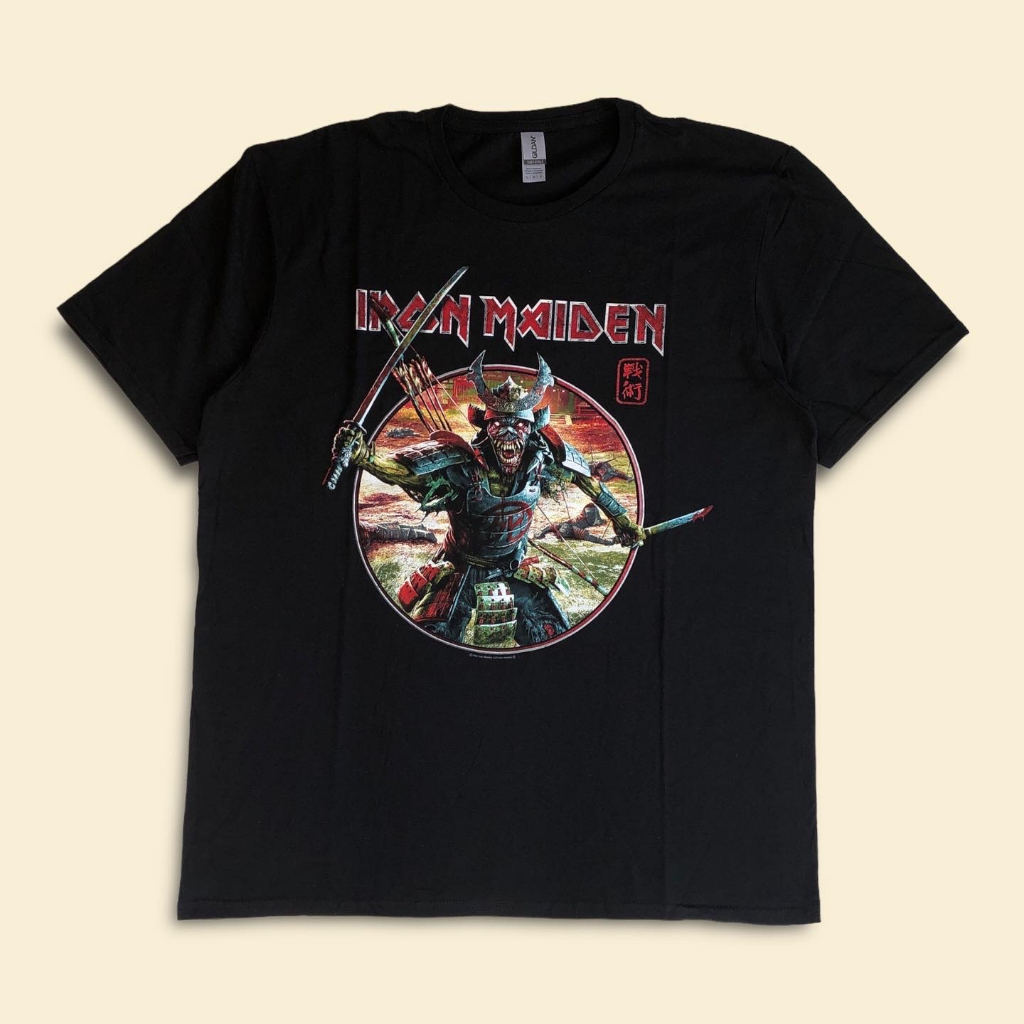 Kaos Band IRON MAIDEN - EDDIE WARRIOR CIRCLE Official/Original T-Shirt