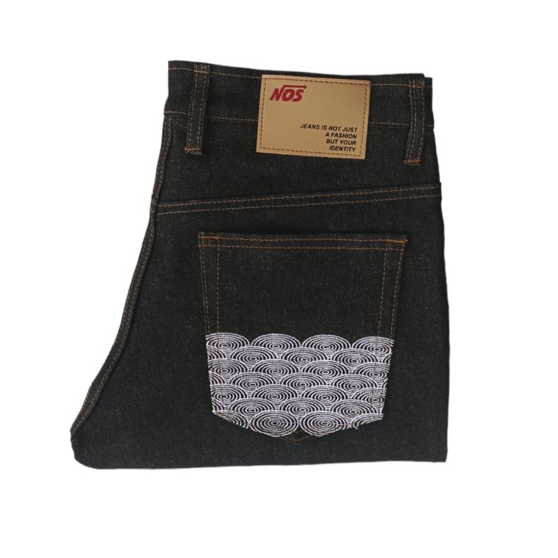selvedge black power maker 14 oz