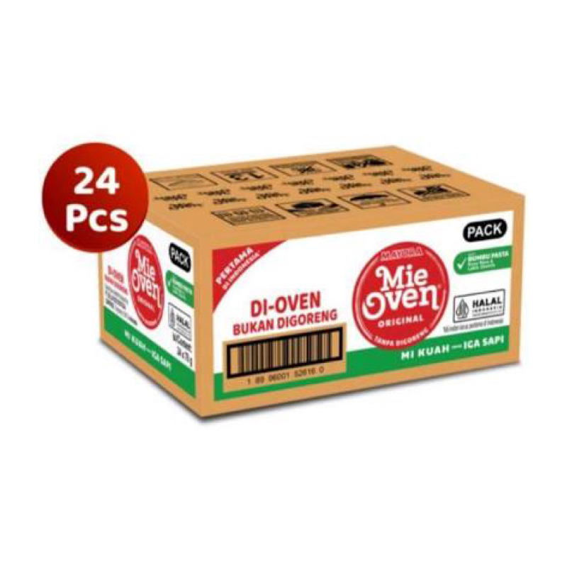 Mie Oven Mayora Kuah Rasa Iga Sapi Mi Instant 1 Dus / Karton isi 24