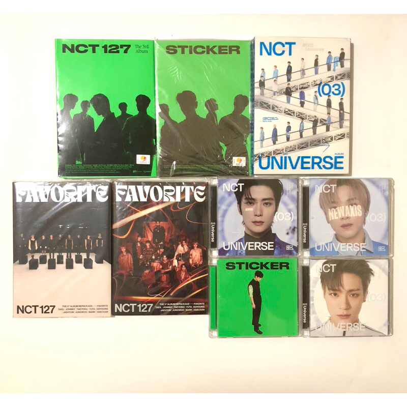 WTS READY ALBUM ONLY NCT 127 & NCT DREAM Sticker sticky Photobook universe Favorite CatharsisnClassi