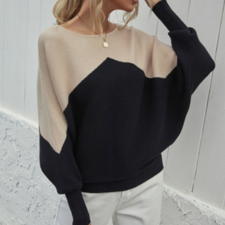 [Premium]Korean Sweater Batwing Sleeve Knitted Sweaters 7505 (S-M-L)