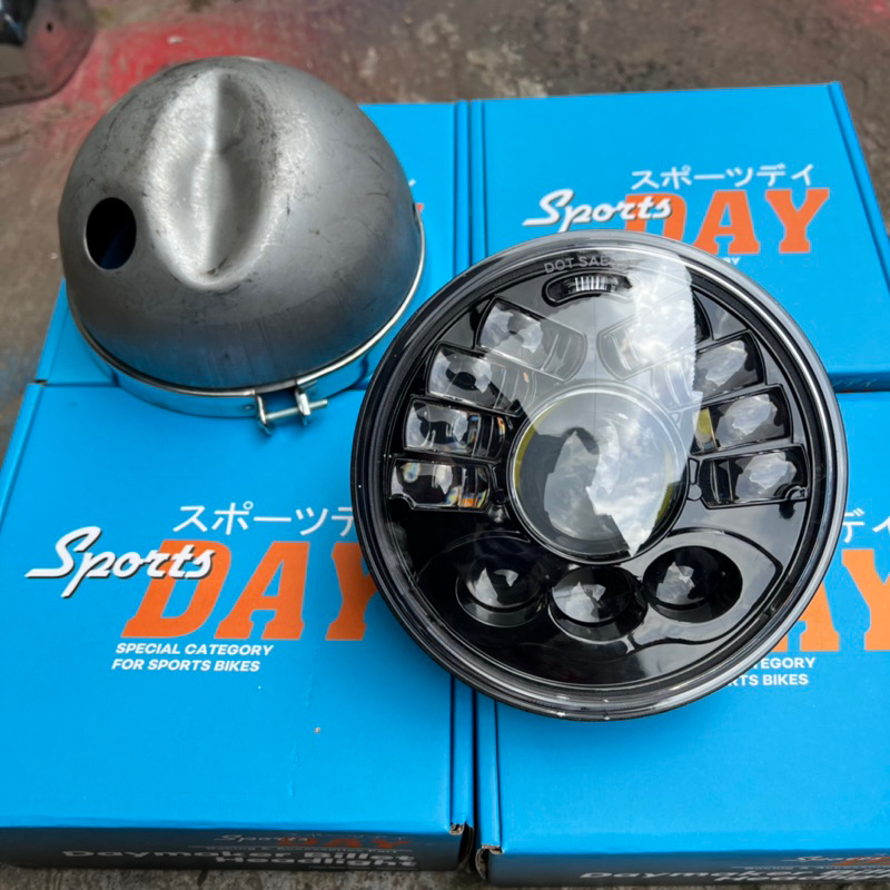 lampu daymaker biled set batok l2g mentah liat Crom bilet daymaker set l2g