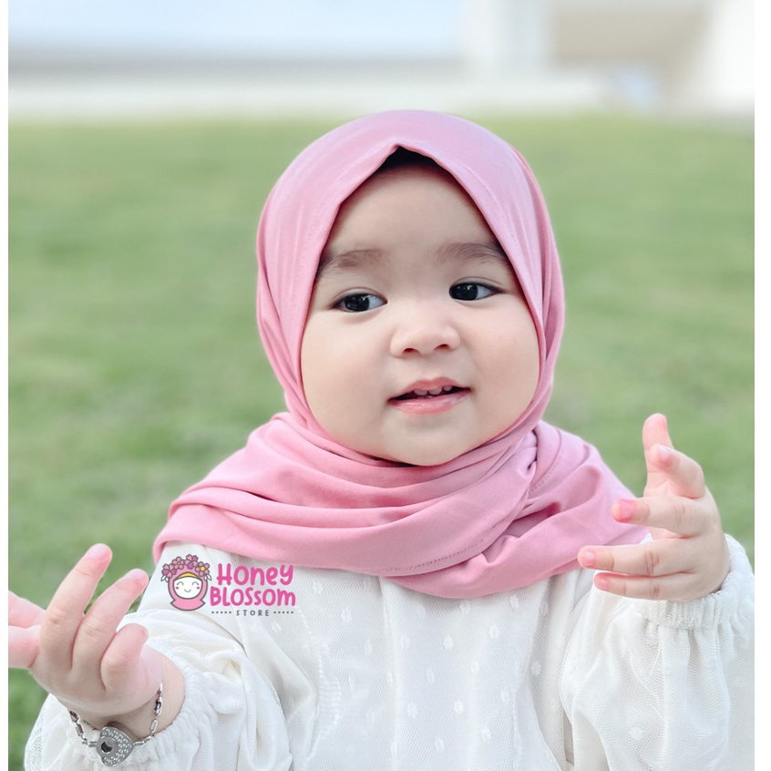 HONEYBLOSSOM hijab bayi / hijab bayi perempuan 6 12 bulan zahra