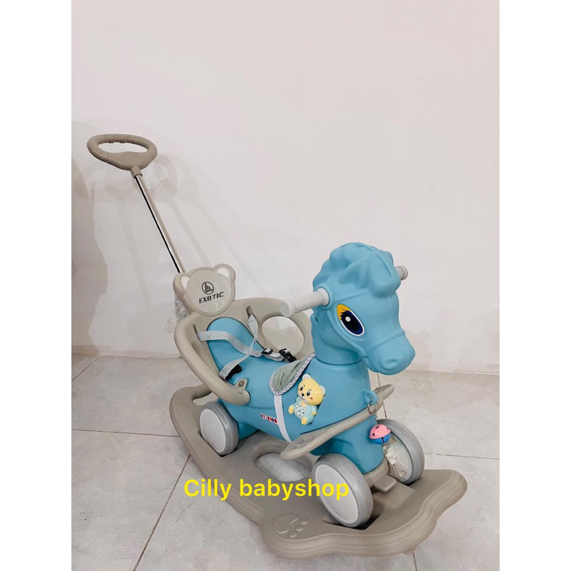 MAINAN ANAK Rocking Horse Exotic ET 2108 / ET2108/ ET 2110 M1004  M1006 3in 1 Mainan kuda