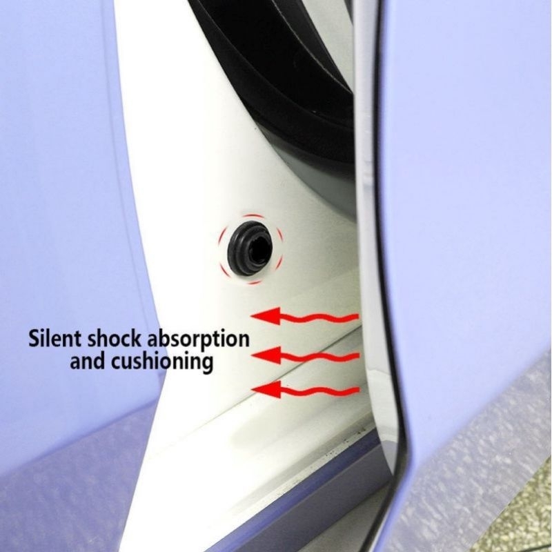 Stiker Gasket Peredam Kejut Bagasi CAR -  Pelindung Pintu Mobil Kedap Suara Silikon karet 1 Pcs