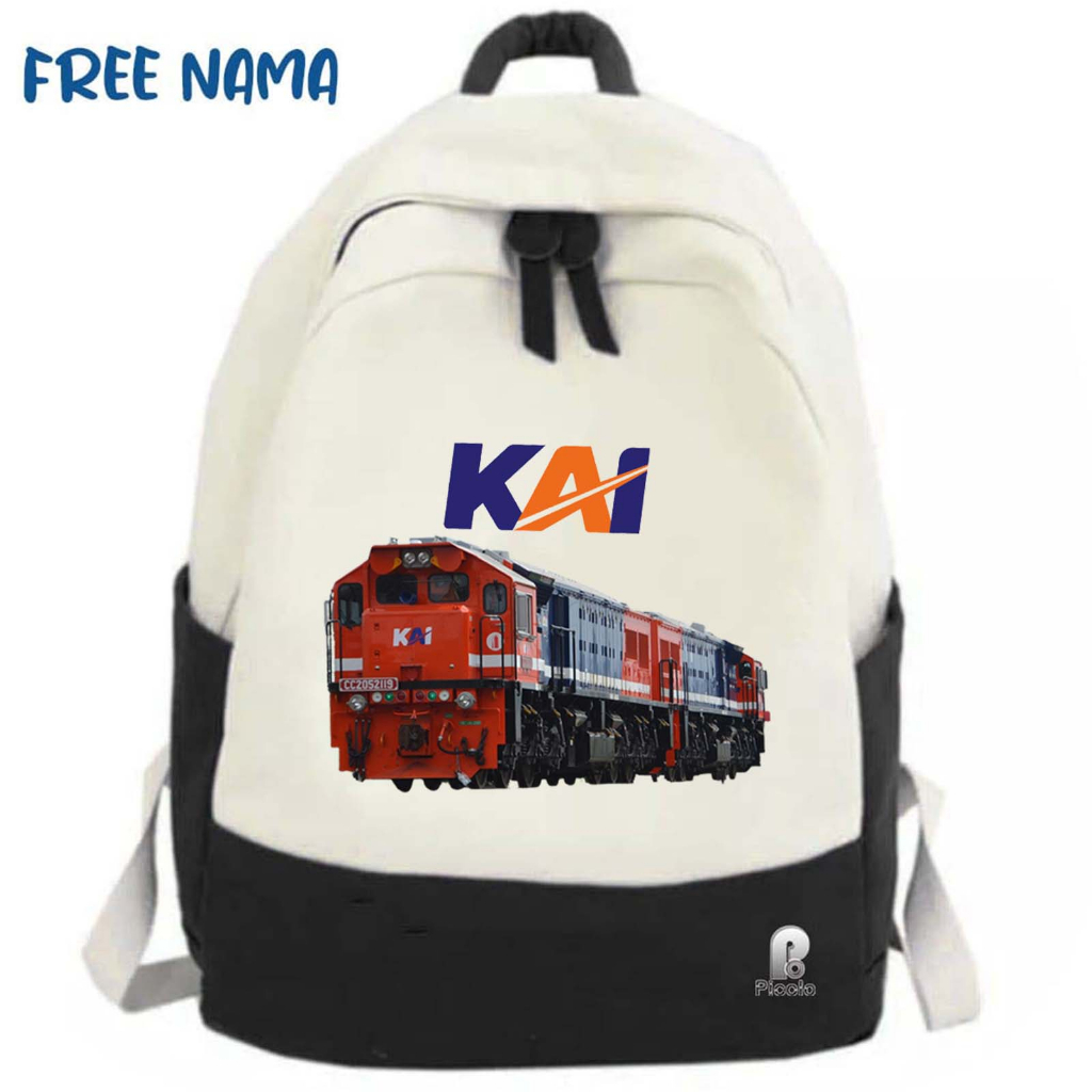 TAS RANSEL BACKPACK ANAK SEKOLAH MOTIF KERETA API INDONESIA/KAI CC2052119 UNISEX