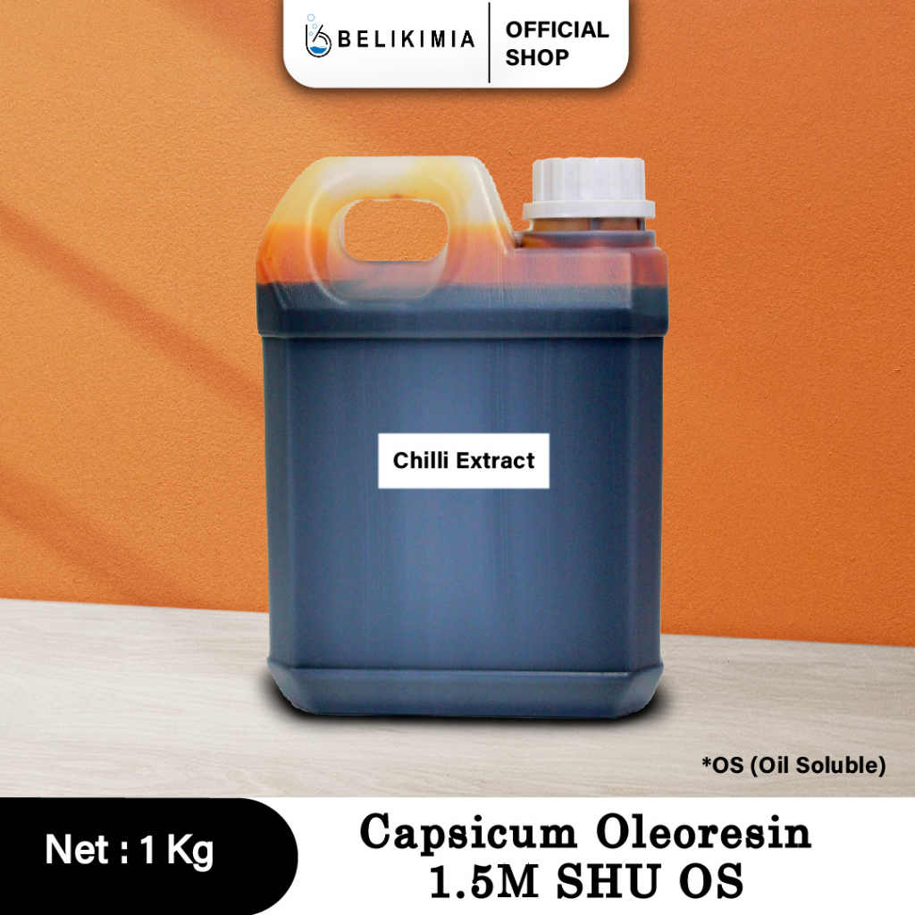 Capsicum Oleoresin 1,5 Juta SHU Oil Soluble / Ekstrak Cabai / Chilli Extract - 1 Kg