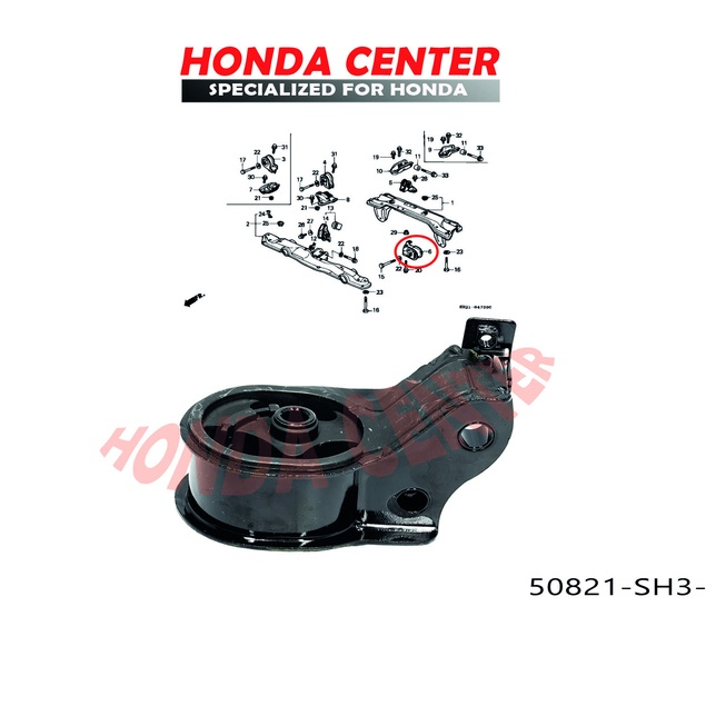 engine mounting gantungan mesin pangkuan mesin kaki mesin pondasi mesin kiri honda civic nouva nova lx grand 1988 1989 1990 1991