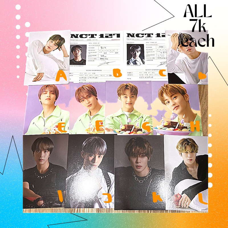 [READY STOCK // 7K EACH] OFFICIAL Postcard Seasons Greetings SG 2021 NCT 127/NCT Dream Mark, Haechan