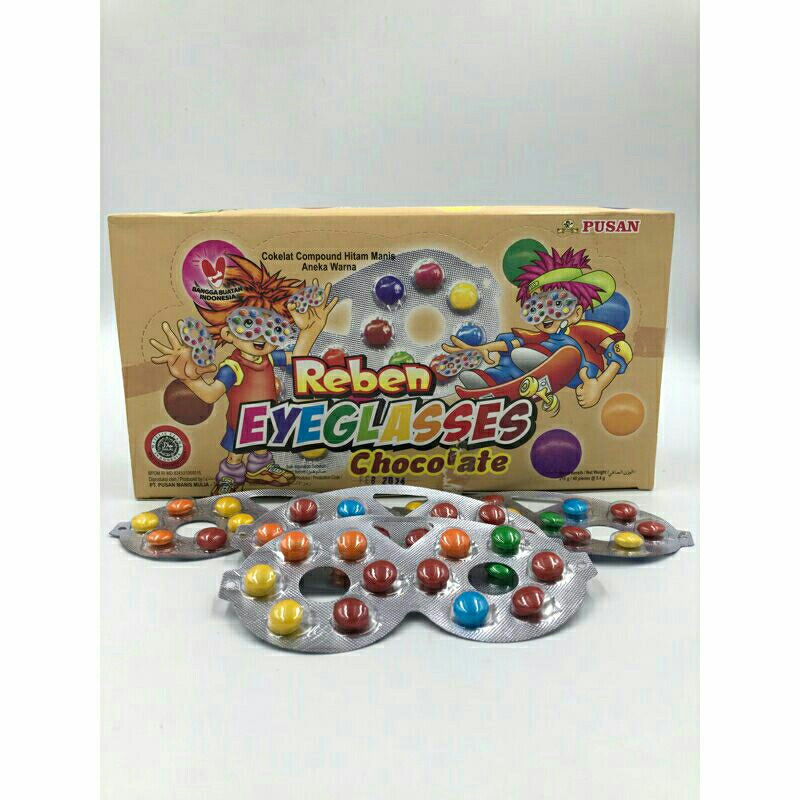 

Coklat Eyeglass Permen Kaca Mata isi 40Pcs