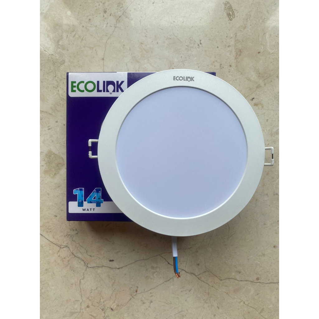 Jual Ecolink Lampu Downlight Led Watt Garansi Tahun Super Terang Shopee Indonesia