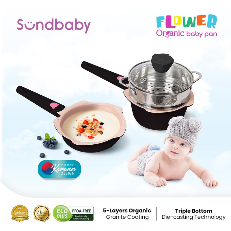 BOLDe Sundbaby Flower Organic Baby Pan