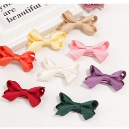 JEPIT RAMBUT PITA ANAK PEREMPUAN MODEL RIBBON KNOT BOW JEPITAN PONI RETRO GIRL BAYI BABY CUTE GIRLY KAIN WARNA SOFT PASTEL LEMBUT HAIR CLIP PIN HAIRCLIP HAIRPIN