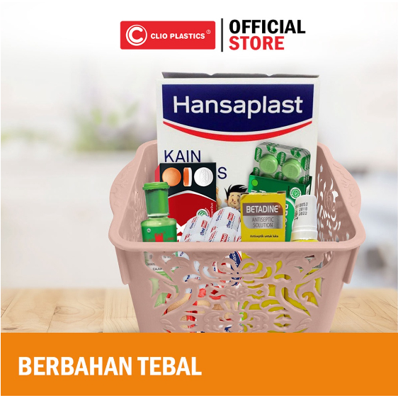 Grosir Keranjang Serbaguna - Keranjang Plastik  - Tempat Penyimpanan - Keranjang Kecil - Keranjang Mini - Kotak Kecil - Keranjang Kotak - Quattro 8360