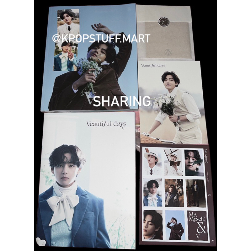 SHARING READY STOCK BTS Special 8 Photo-Folio Me, Myself, and V 'Veautiful Days' TAEHYUNG