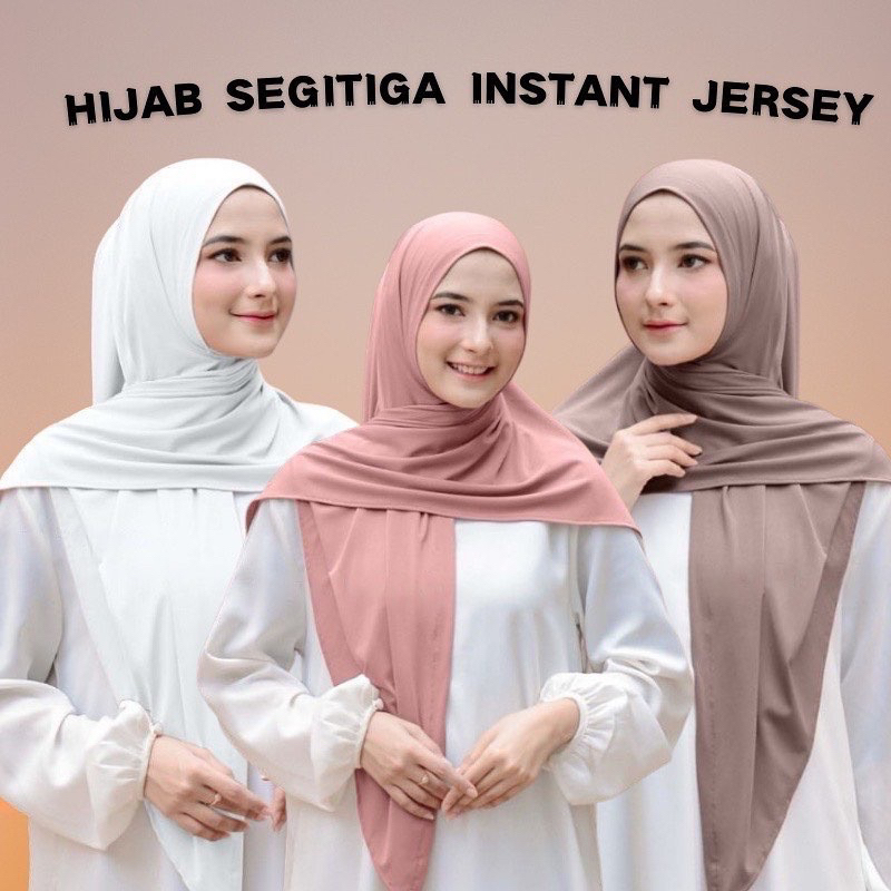 HIJAB SEGITIGA INSTAN JERSEY PREMIUM