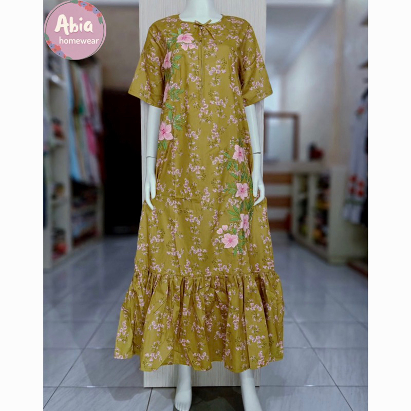 Daster Bordir Malang Katun Jepang - Busui Friendly