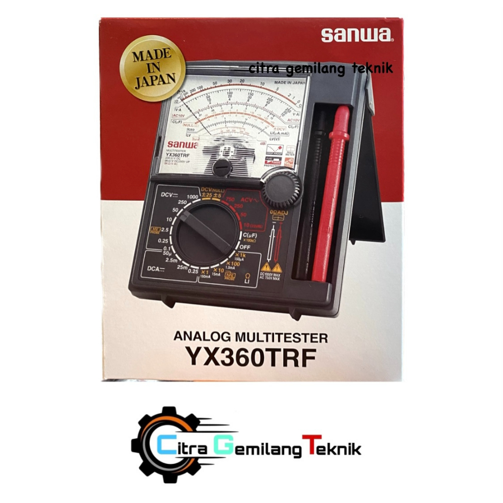 multi tester analog sanwa yx360trf analog multitester japan