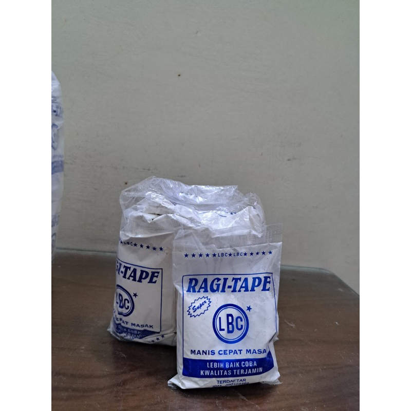 Ragi Tape/ Ragi Peyeum Singkong LBC Bubuk Asli PRESS isi 10sachet (Biru)
