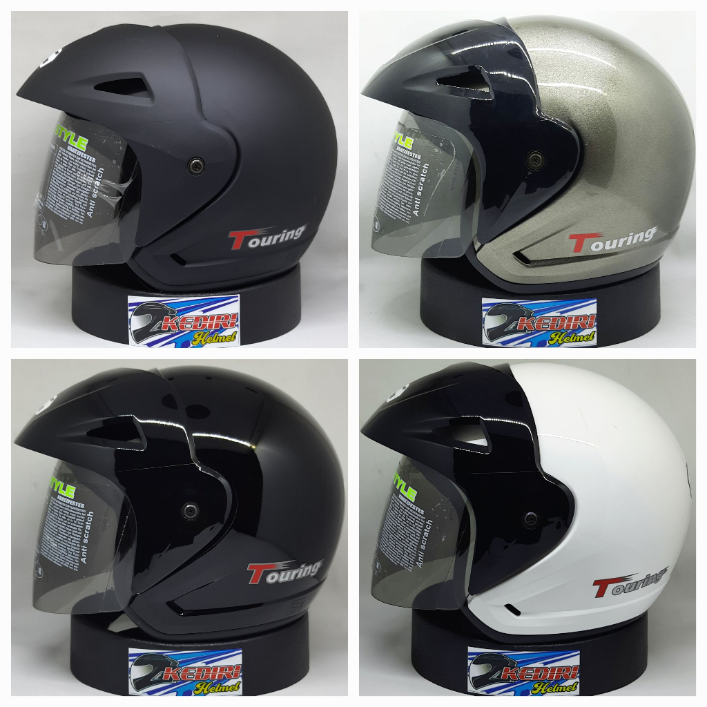 Helm BMC TOURING solid polos half face