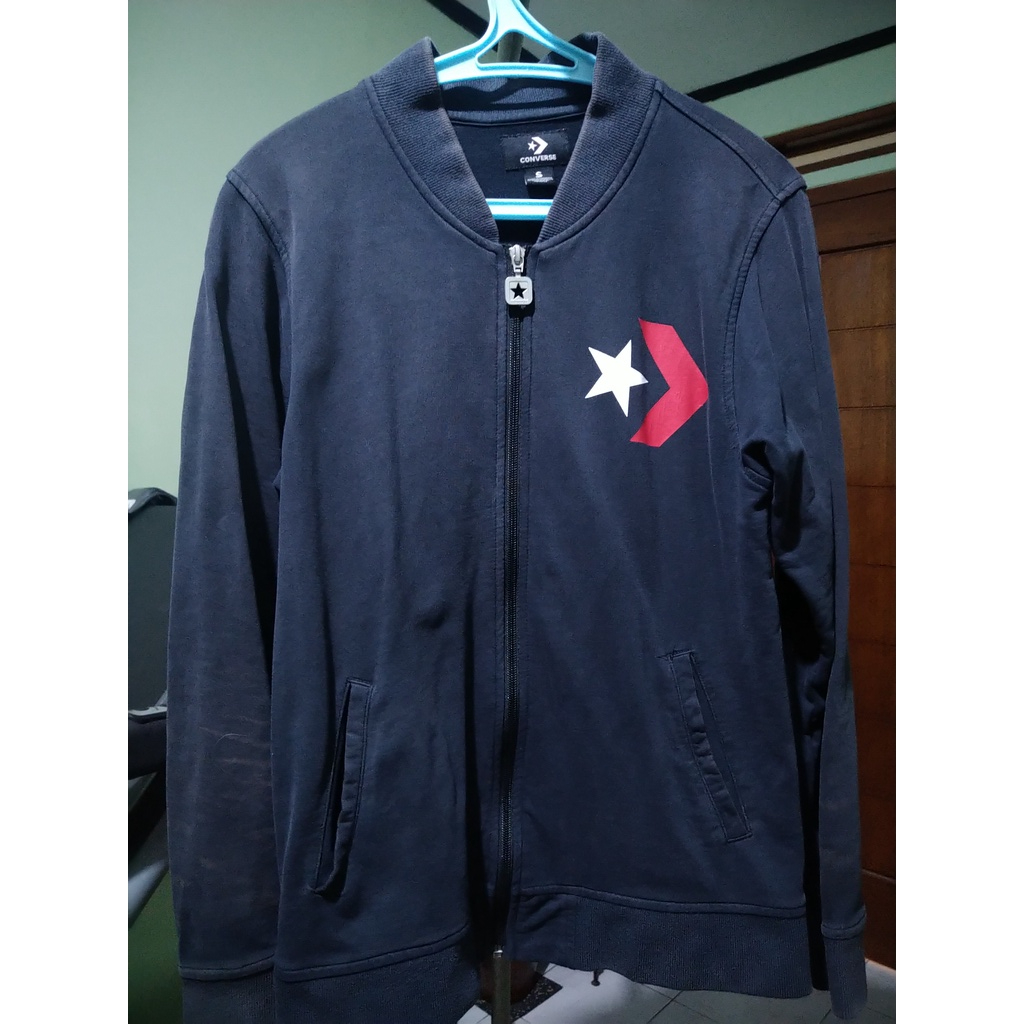 Converse* jaket hitam original second