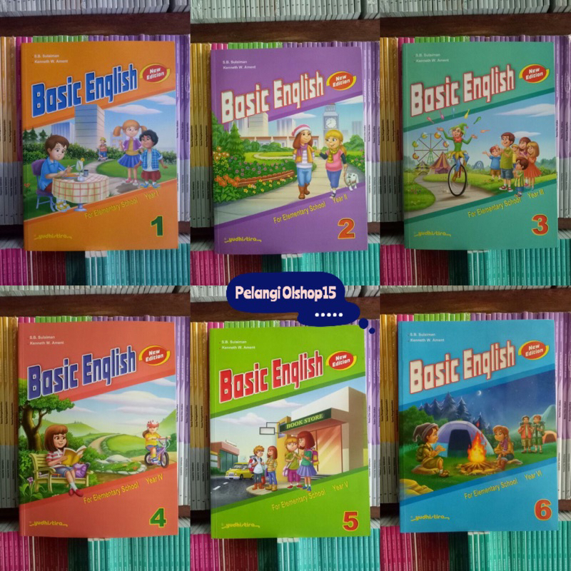 Jual BUKU BASIC ENGLISH SD/MI KELAS 1 2 3 4 5 6 REVISI K13N YUDHISTIRA ...