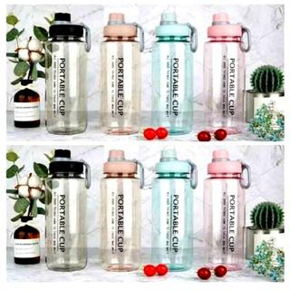 IKILOSHOP Portable Cup Botol Minum Sport 1 Liter BPA Free Plastic Plastik 800ml