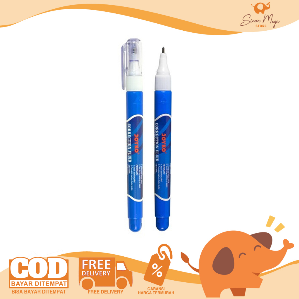 

Joyko Correction Fluid Tip Ex Cair S203A Murah
