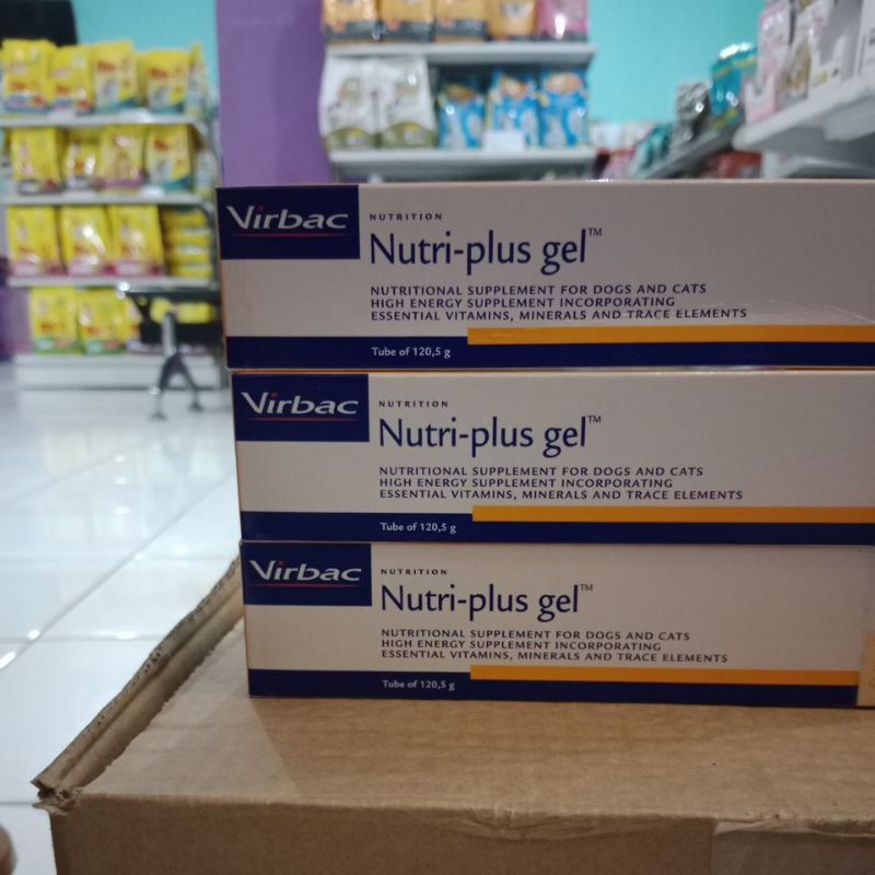 Vitamin Anjing dan Kucing Virbac Nutriplus / Nutri-Plus Gel