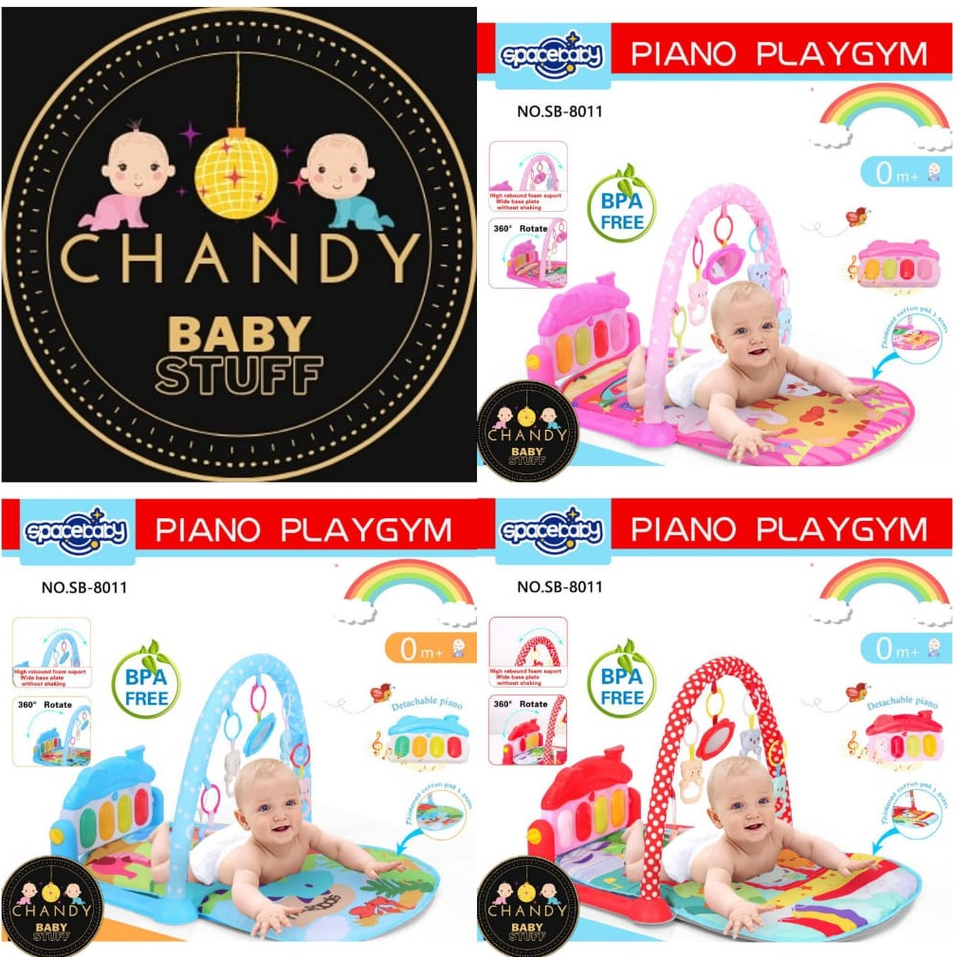 PIANO PLAYGYM MAT SB-8011 SPACEBABY ALL IN 1 MAINAN BAYI (MUSIK)