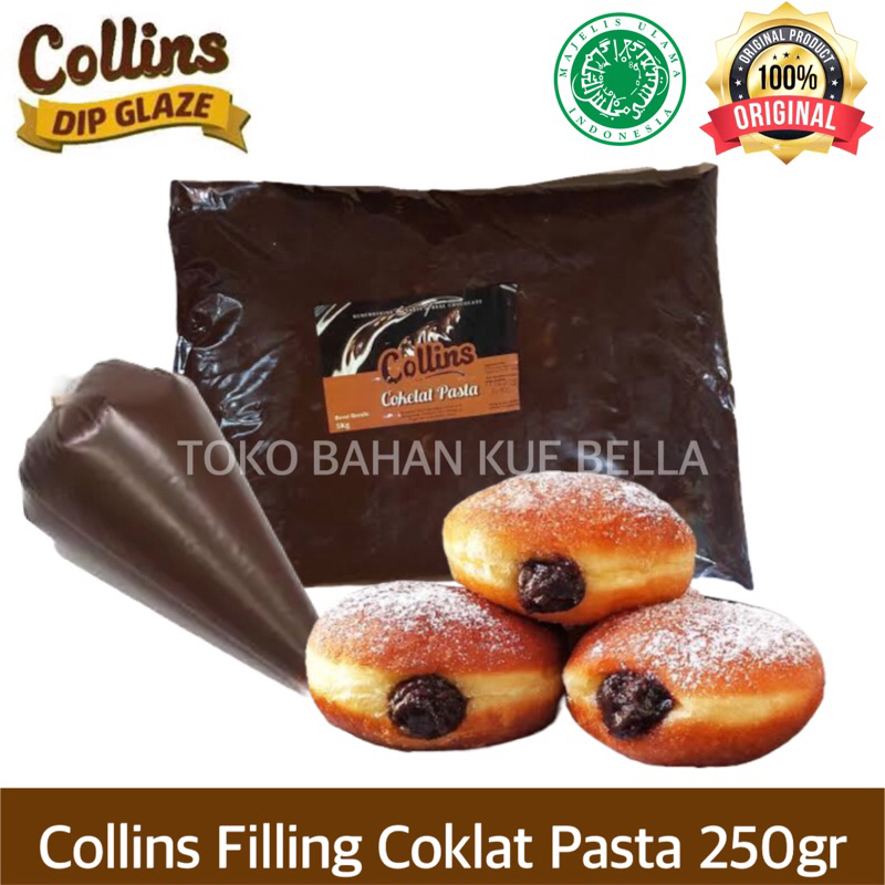 

COLLINS FILLING 250gr - Selai Coklat Filing Pasta