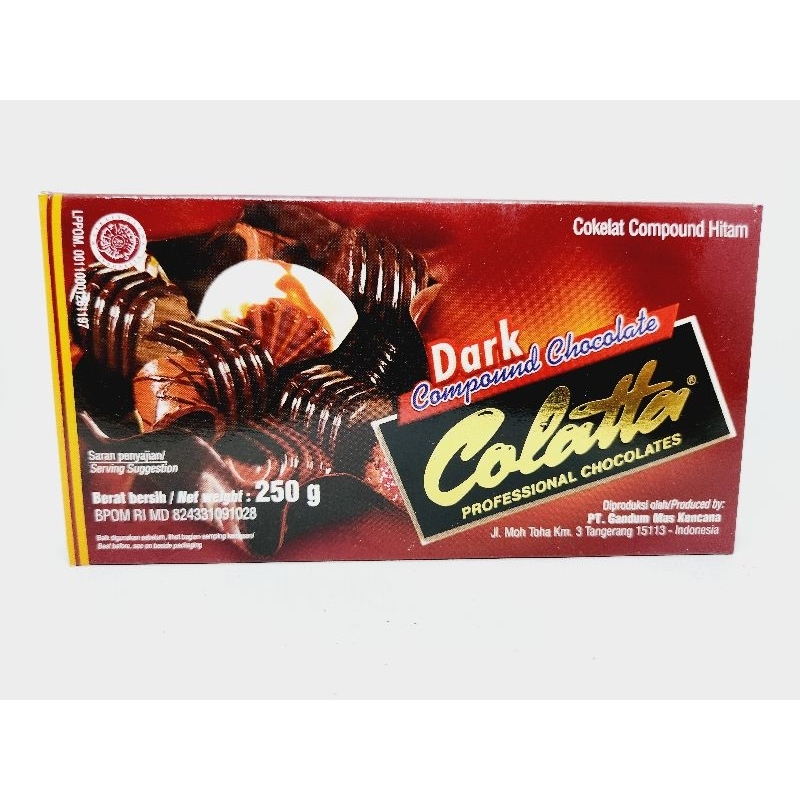 

Coklat Colatta Compound 250gr / coklat batang colatta