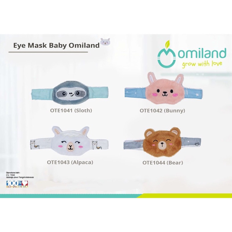 Omiland Eye Mask Penutup Mata Jemur Bayi Kacamata Berjemur Baby / eyemask omiland