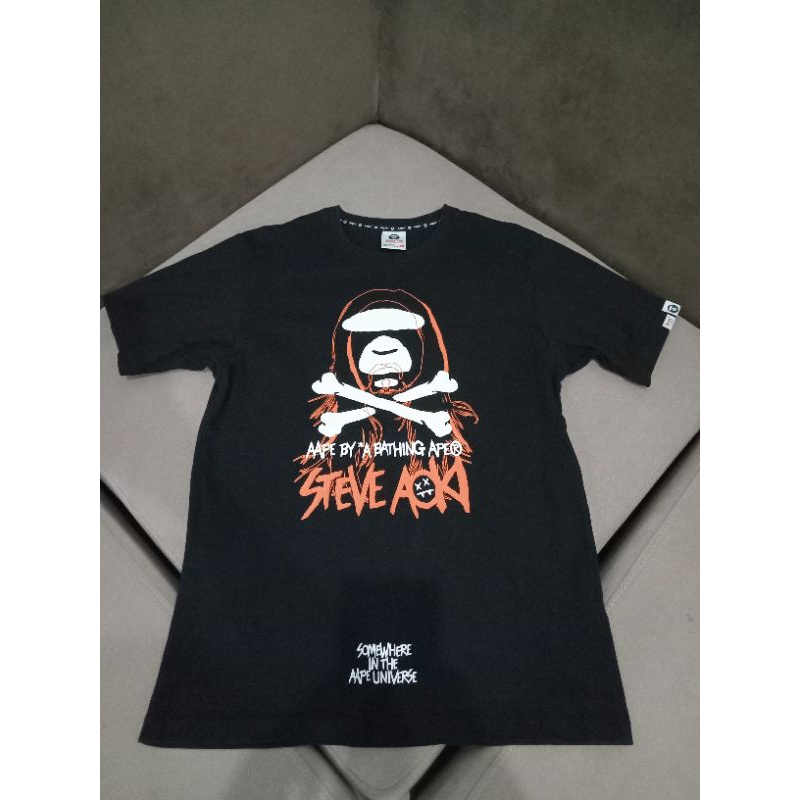 T shirt Aape x steve Aoki tee original
