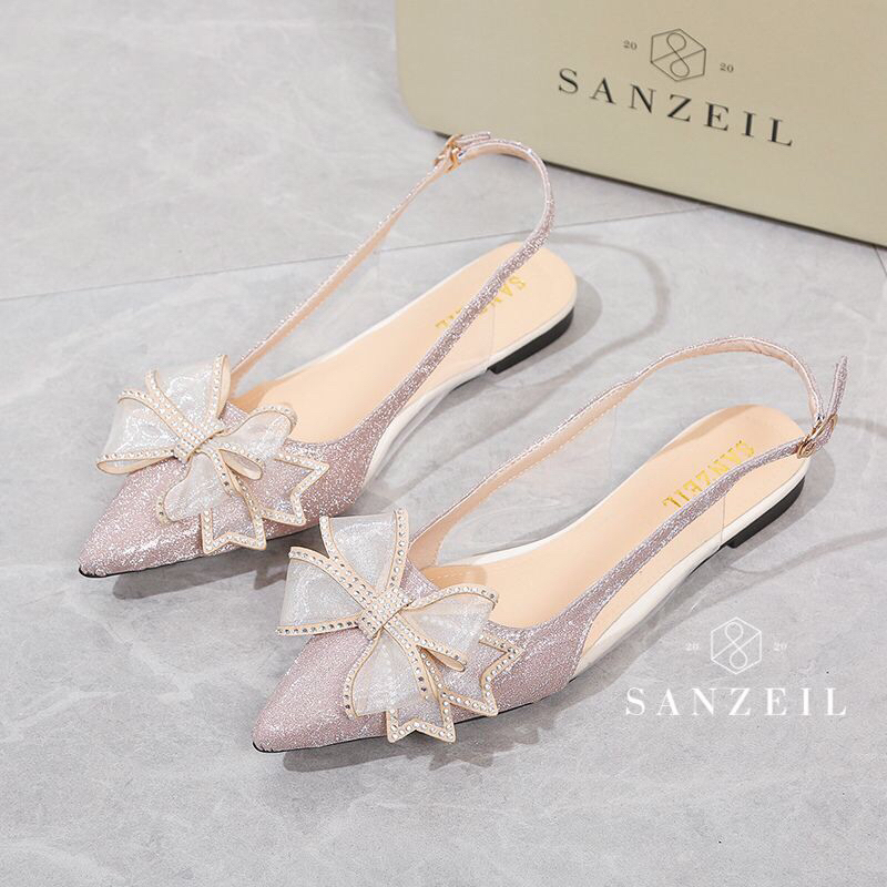 SG4411 syafniegalery sanzeil dewi sepatu import sepatu flat dan 5cm